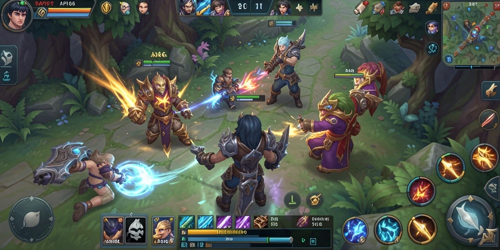 Screenshot gameplay API66 menampilkan aksi seru dalam pertempuran ARPG.