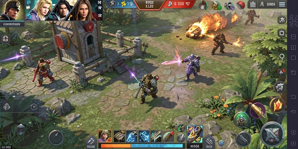Tampilan gameplay DYO1 yang menarik dan memukau.