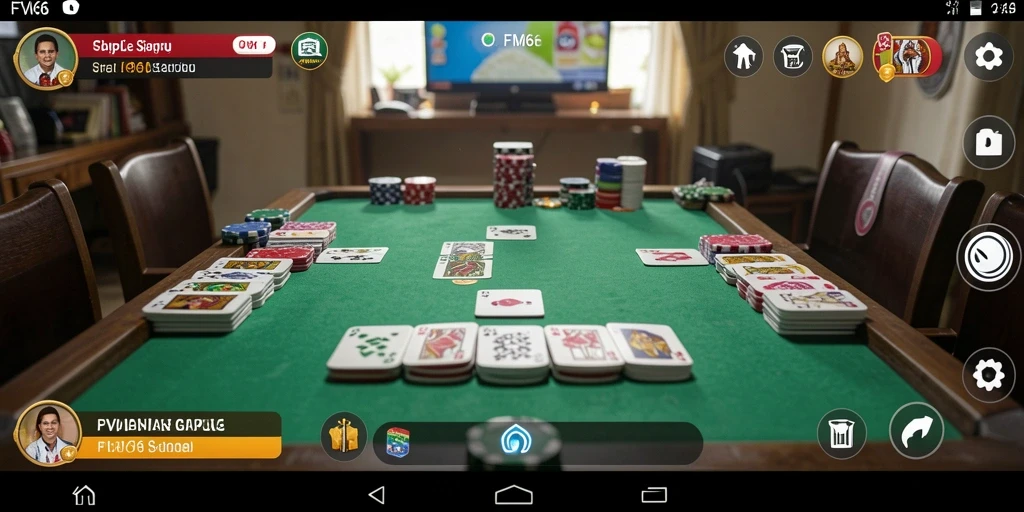 Tampilan screenshot FW66 yang menampilkan gameplay Gaple yang seru.