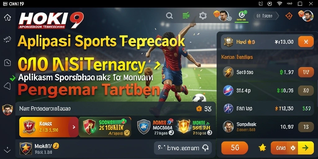 Tampilan menarik HOKI9 dengan berbagai opsi taruhan olahraga.
