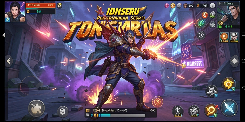 Tampilan gameplay IDNSERU yang menegangkan dan seru.
