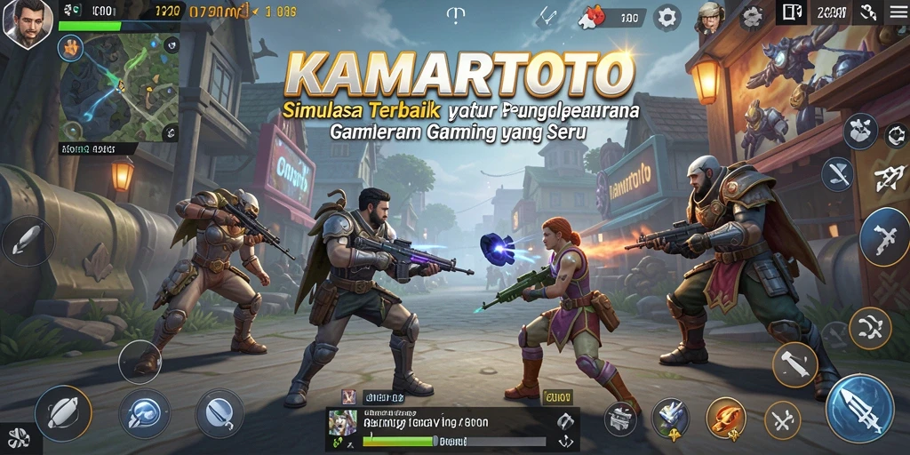 Screenshot gameplay KAMARTOTO menampilkan grafik menarik dengan elemen simulasi.