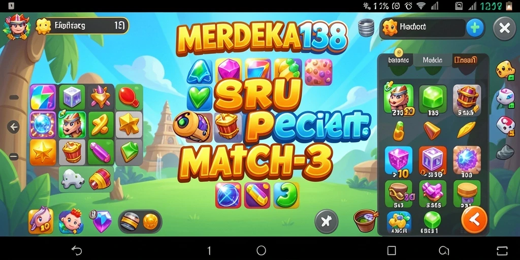 Tampilan gameplay menarik di MERDEKA138 yang memukau.