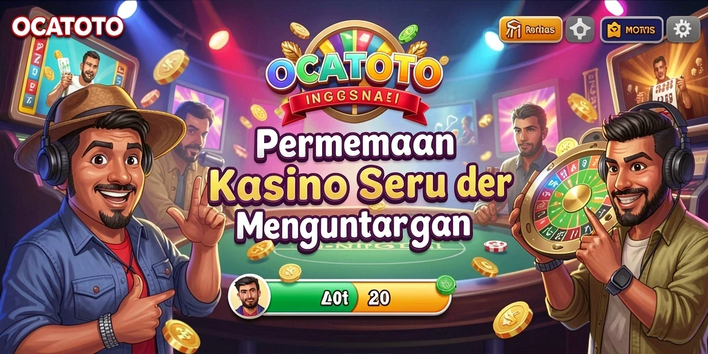 Tampilan gameplay menarik dan interaktif dari OCATOTO.