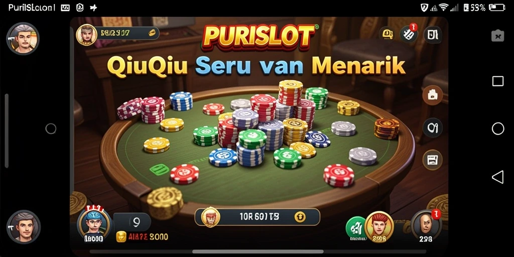 Tampilan gameplay seru dari PURISLOT permainan QiuQiu.
