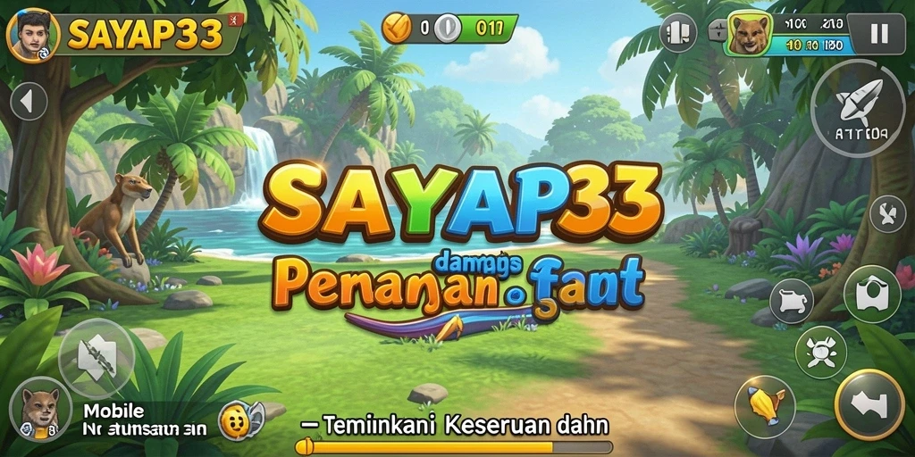 Screenshot gameplay menunjukkan aksi seru dalam SAYAP33.