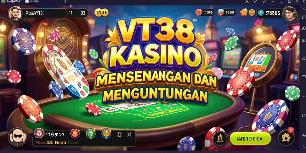 Tampilan gameplay Kasino yang menarik dan mengasyikkan.