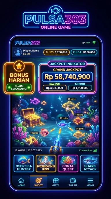 Proses pengunduhan aplikasi di pulsa303 yang cepat dan mudah.